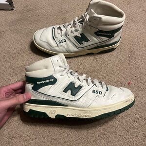 AIME LEON DORE NEW BALANCE 650 WHITE/GREEN